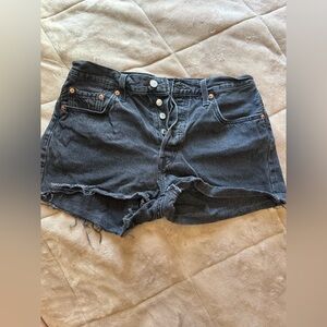 Levi's 501 Charcoal Jean Shorts for Women